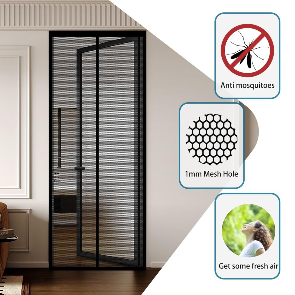 Planning insect screen installation by measuring window frame