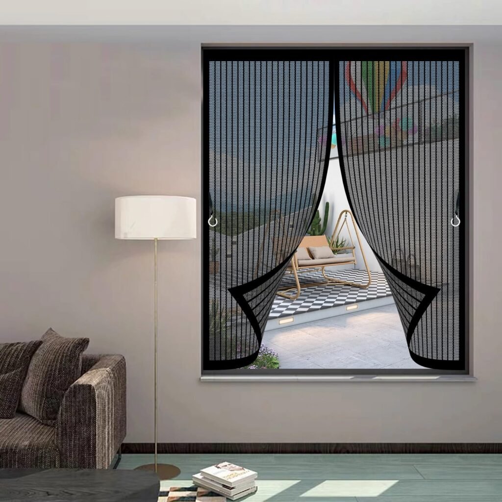Modern UAE home with sliding door insect screen providing comfort and protection