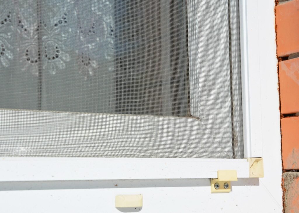 Insect screen window protecting home from mosquitoes in UAE